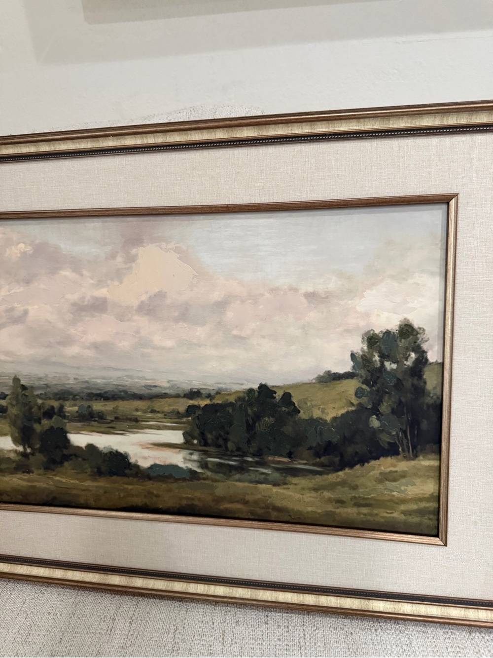 24x18 Landscape art “Psalms 23” beautiful print with embellishment - Picture 9 of 16